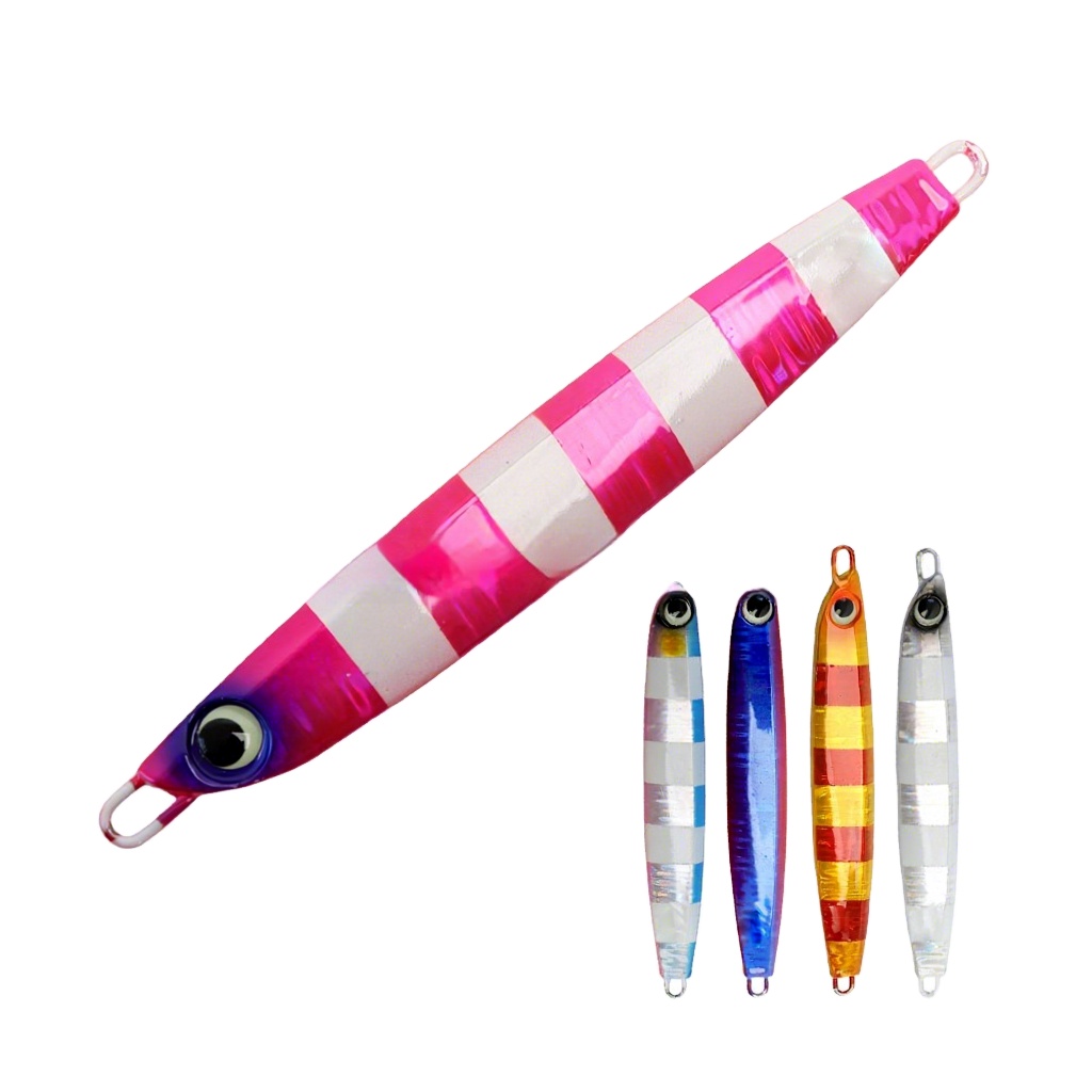 Cross-Border Hot-Selling Metal Jig Lure Sea & Boat Fishing Fast-Sinking Slow-Rolling Night-Glow Spanish Mackerel Bait Hooks – Hard Lure – view 1