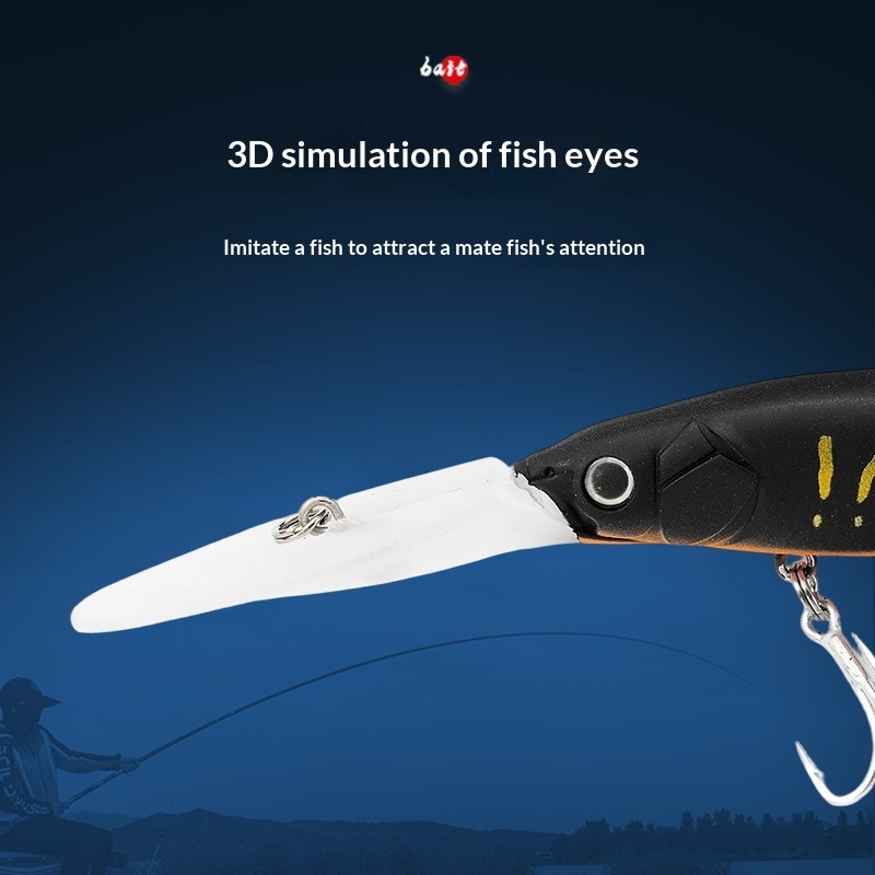 JTLURE Floating Minnow Lure Bait Long-Cast 3-Hook Sea Fishing 11cm 15.5g – Hard Lure – view 4