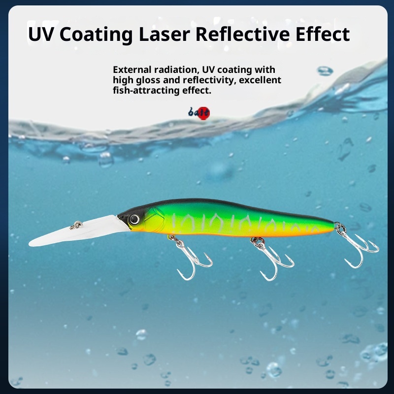 JTLURE Floating Minnow Lure Bait Long-Cast 3-Hook Sea Fishing 11cm 15.5g – Hard Lure – view 3