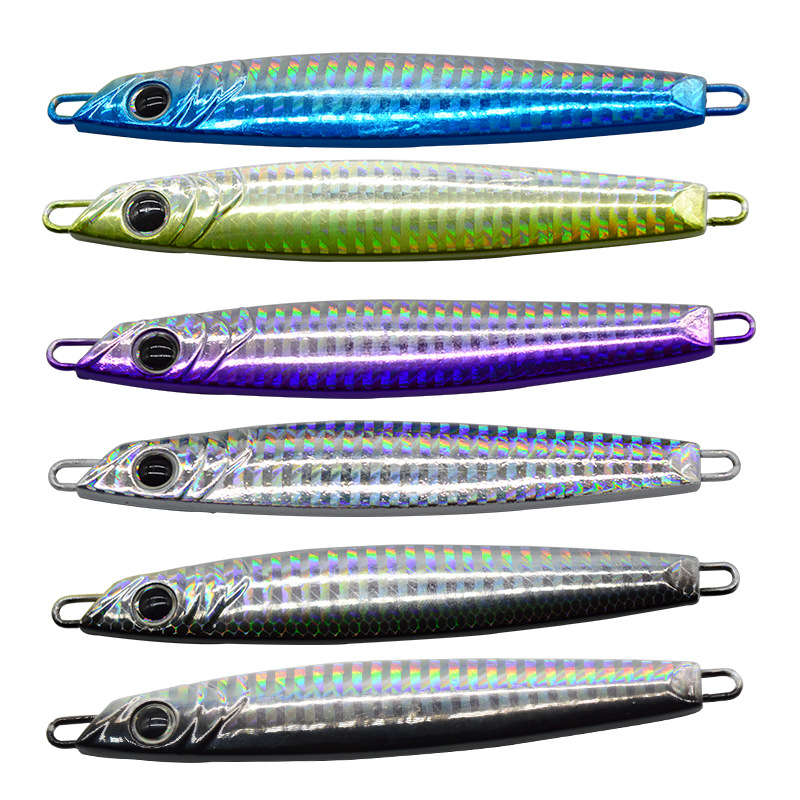 Iron Plate Lead Fish Lure 60 80g Long-Distance Cast Spanish Mackerel Bait Sea Fishing Bass Artificial Biomimetic Fishing – Hard Lure – view 5