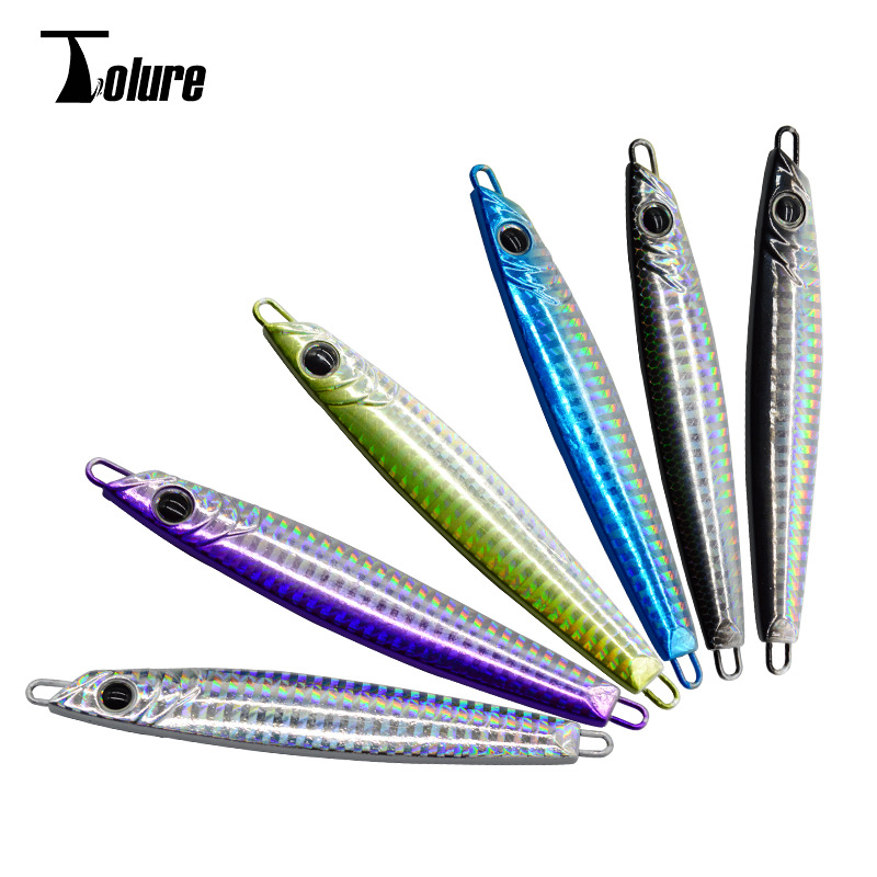 Iron Plate Lead Fish Lure 60 80g Long-Distance Cast Spanish Mackerel Bait Sea Fishing Bass Artificial Biomimetic Fishing – Hard Lure – view 2