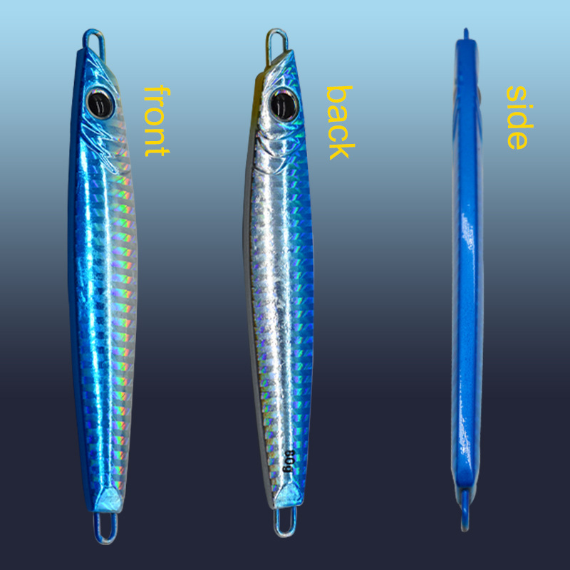 Iron Plate Lead Fish Lure 60 80g Long-Distance Cast Spanish Mackerel Bait Sea Fishing Bass Artificial Biomimetic Fishing – Hard Lure – view 4