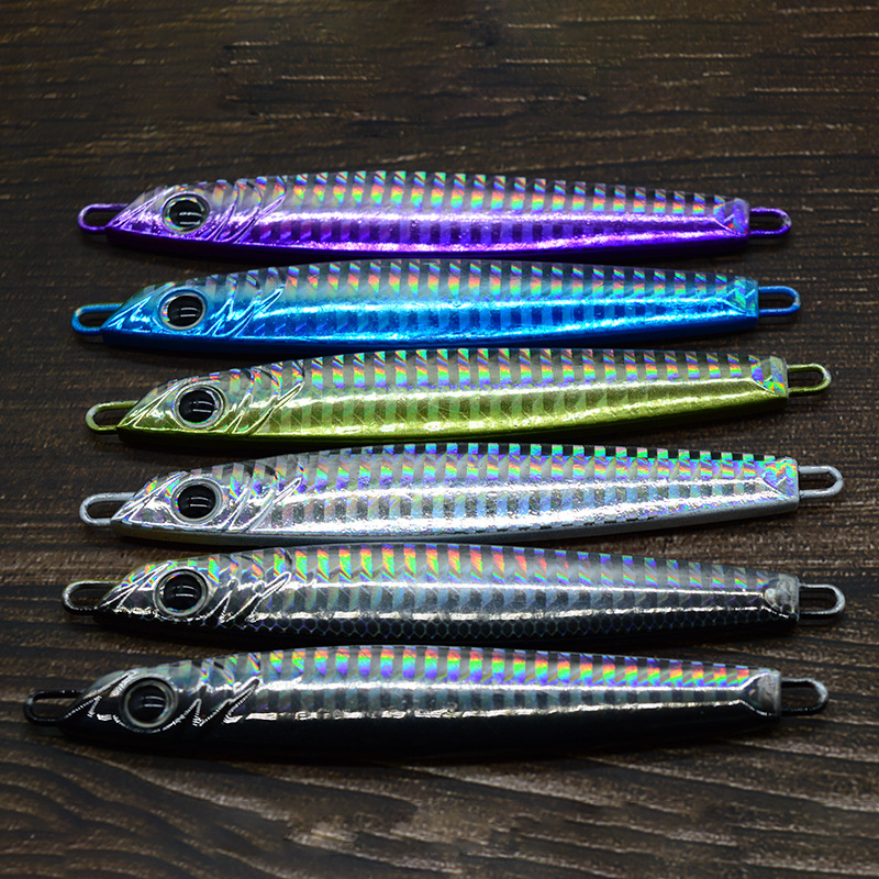 Iron Plate Lead Fish Lure 60 80g Long-Distance Cast Spanish Mackerel Bait Sea Fishing Bass Artificial Biomimetic Fishing – Hard Lure – view 1
