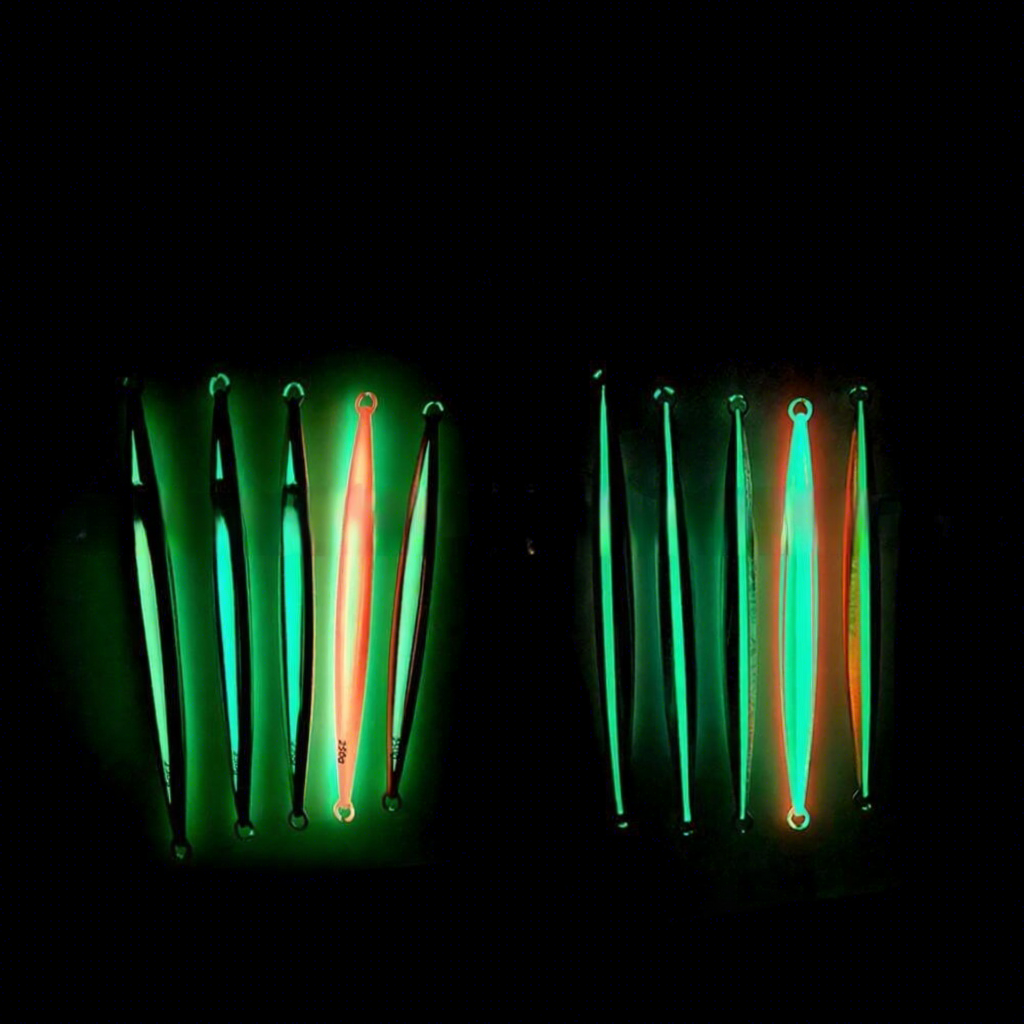 Trail-Blazing Lead Night-Glow Deep-Sea Lure for Saltwater Fish 150g-500g Heavy-Weight Bait for Sea Fishing Boat Use – Hard Lure – view 3
