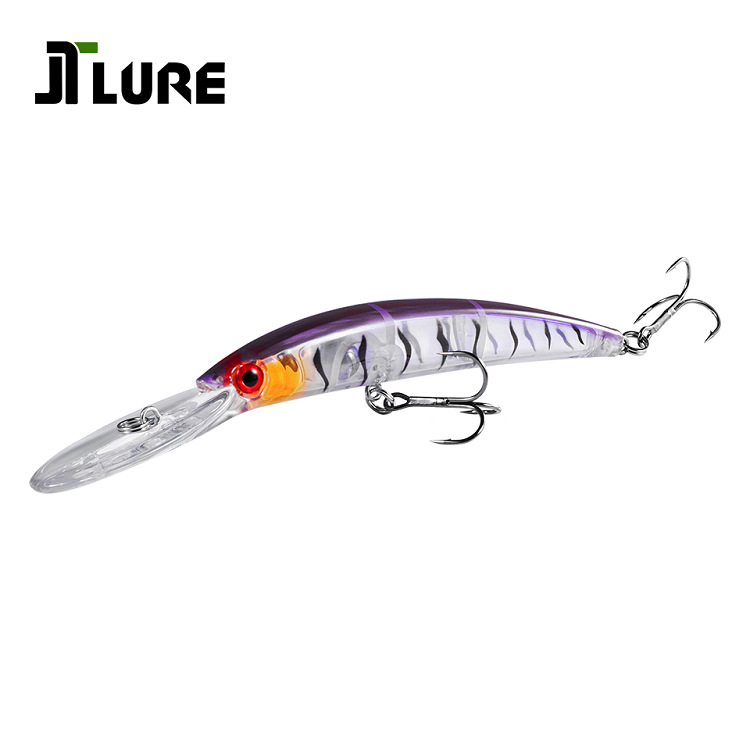 JTLURE Russian Stainless Steel Imitation Growing Tongue Lure Minnow 11cm 16g Artificial Hard Bait Fishing Tackle for Trolling – Hard Lure – view 2