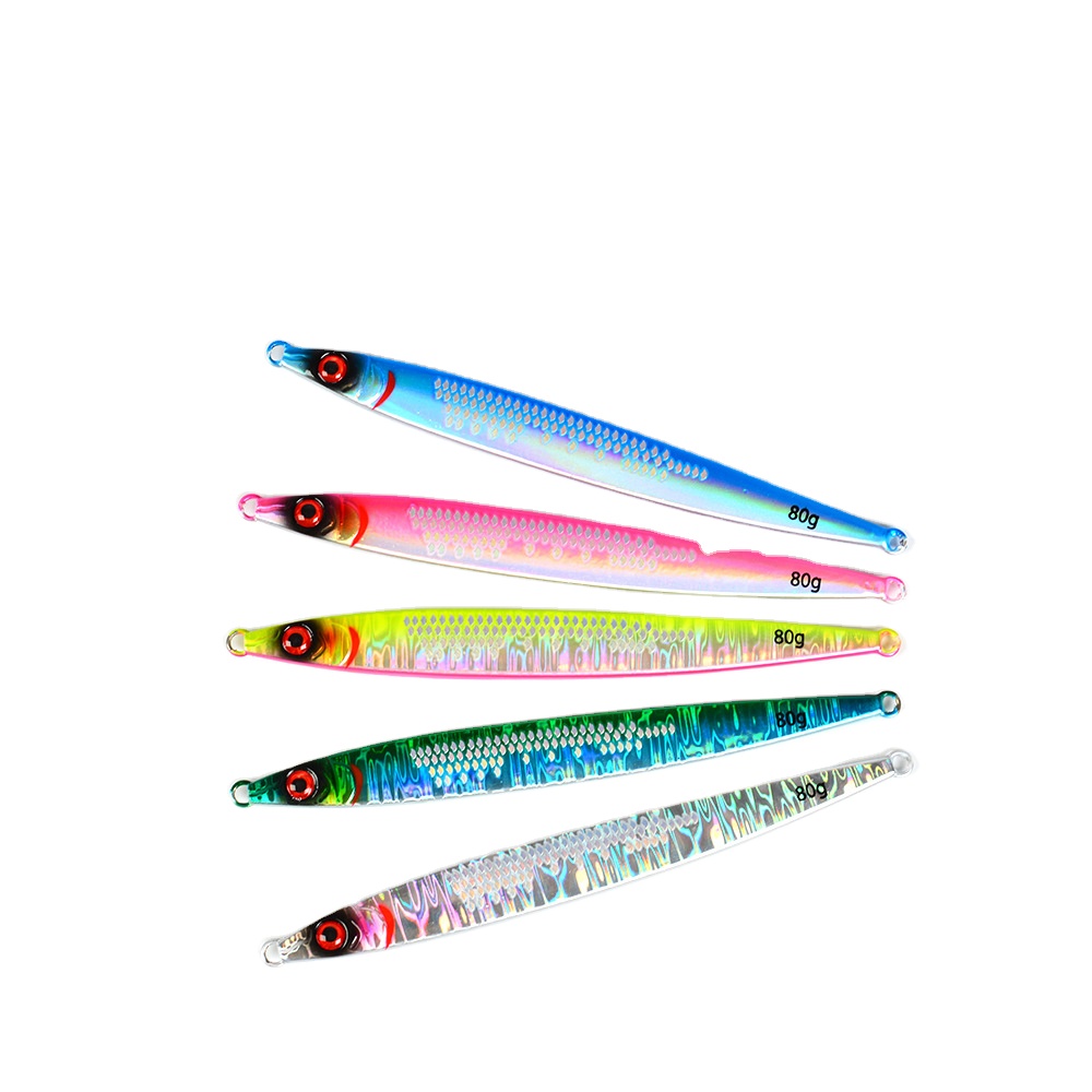 Cross-Border Hot-Selling Fish-Scale Metal Jig Artificial Hard Bait for Sea & Boat Fishing Slow-Shake & Fast-Pull Mackerel – Hard Lure – view 2