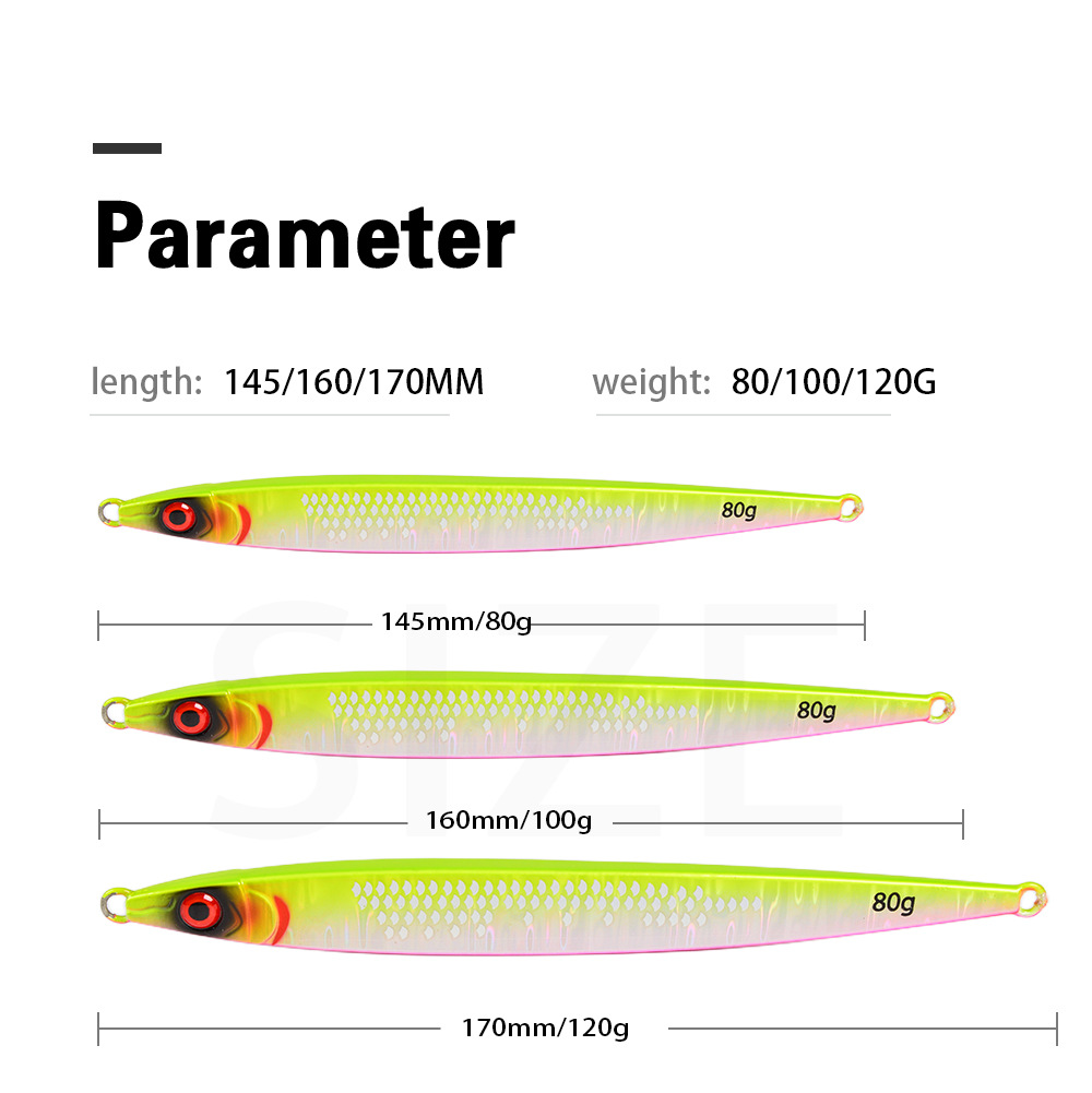 Cross-Border Hot-Selling Fish-Scale Metal Jig Artificial Hard Bait for Sea & Boat Fishing Slow-Shake & Fast-Pull Mackerel – Hard Lure – view 3