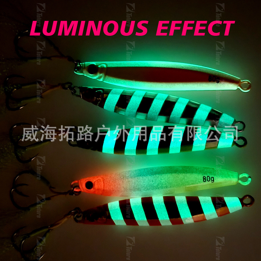 CHEERY Hot-Selling 30g-80g Lead Artificial Hard Bait Lure for Boat Sea Fishing Long-Distance Casting Targeting Spanish Mackerel – Hard Lure – view 4