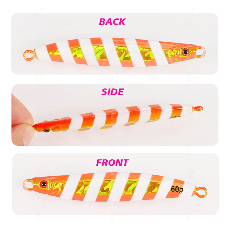 CHEERY Hot-Selling 30g-80g Lead Artificial Hard Bait Lure for Boat Sea Fishing Long-Distance Casting Targeting Spanish Mackerel – Hard Lure – view 5