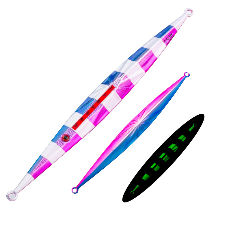 Jig Slow-Shaking Sea Fishing Boat Fishing Iron Plate Lead Fish Large-Grammage Long-Cast Deep-Sea Tuna Lure Trolling Fishing – Hard Lure – view 1