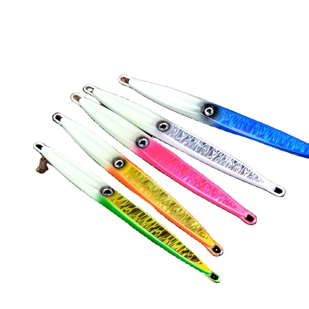 Sea Fishing Luminous Slow-Jerking Metal Jig 40g-500g Heavy Metal Bait Deep-Sea Boat Fishing Lure for Saltwater Fish – Hard Lure – view 1
