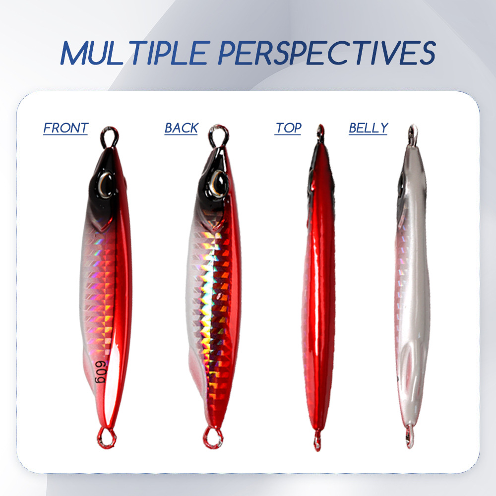 Metal Jig Lure for Shore & Long-Distance Casting Artificial Hard Bait Without Hooks Sea Fishing & Boat Fishing – Hard Lure – view 3