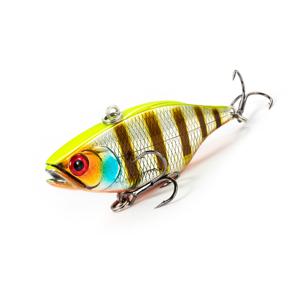 Lure Bait Sinking VIB High-Frequency Vibrating with Rattle Beads Stainless Steel 6cm 12g Artificial Hard Bait Without Hooks – Hard Lure – view 1