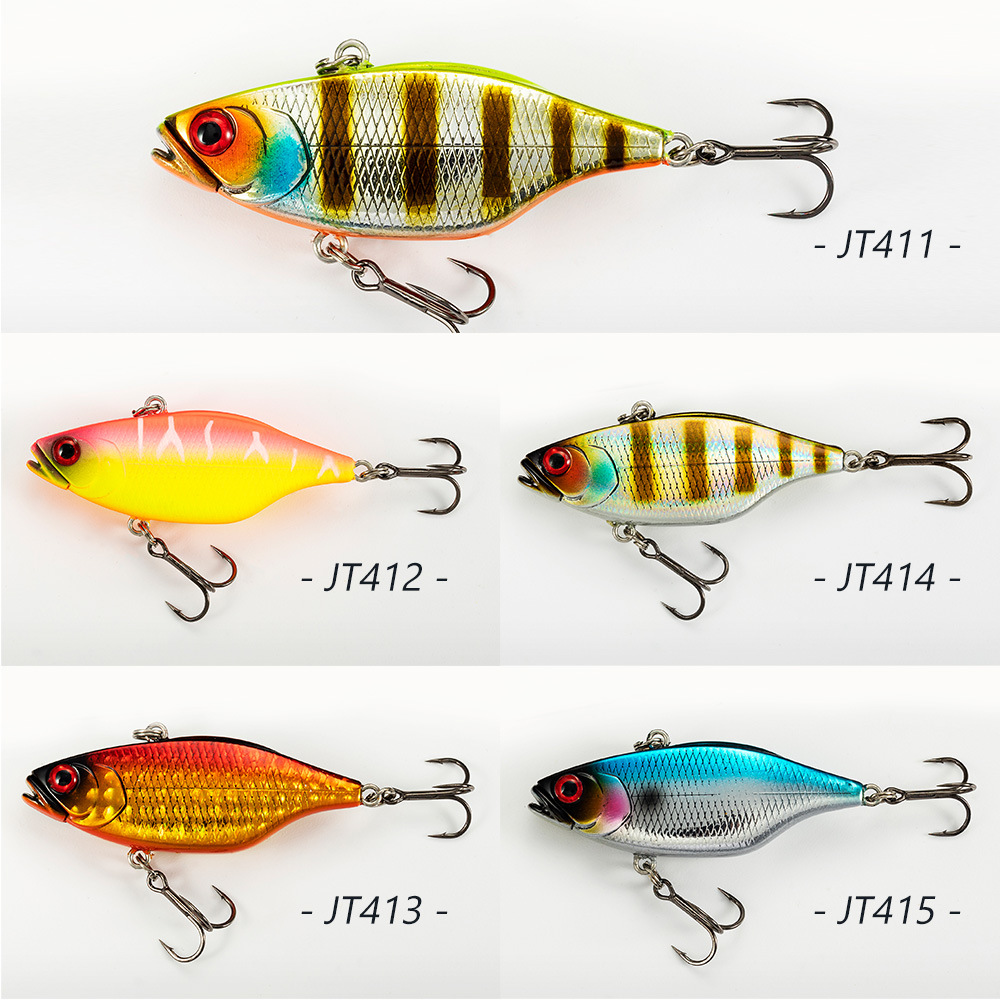 Lure Bait Sinking VIB High-Frequency Vibrating with Rattle Beads Stainless Steel 6cm 12g Artificial Hard Bait Without Hooks – Hard Lure – view 4