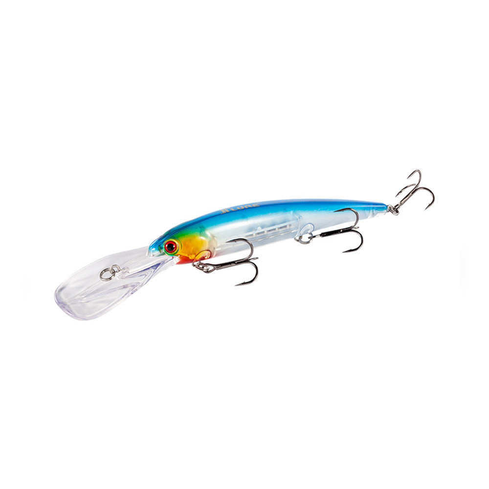 JTLURE Stainless Steel Three-Prong Hook Growing Tongue Plate Lure Minnow 12cm 18g Saltwater Artificial Saltwater Fish – Hard Lure – view 1