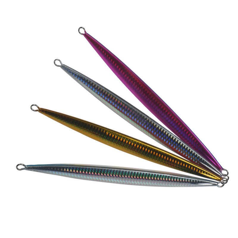 Glow-in-the-Dark Iron Plate Lead Fish Jig Bait for Deep-Sea Boat Fishing Slow-Rolling Artificial Hard Bait Without Hooks – Hard Lure – view 5