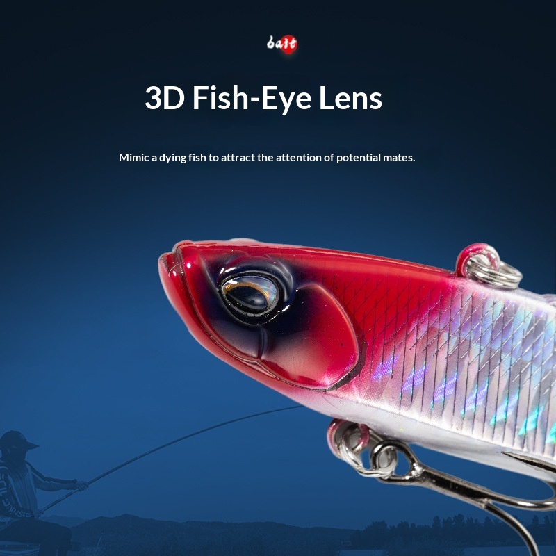 New Style Long-Cast ABS VIB Lure 70mm/155g Sea Fishing Tackle Bionic Snakehead Saltwater Fish Bait in Stock Wholesale – Hard Lure – view 4