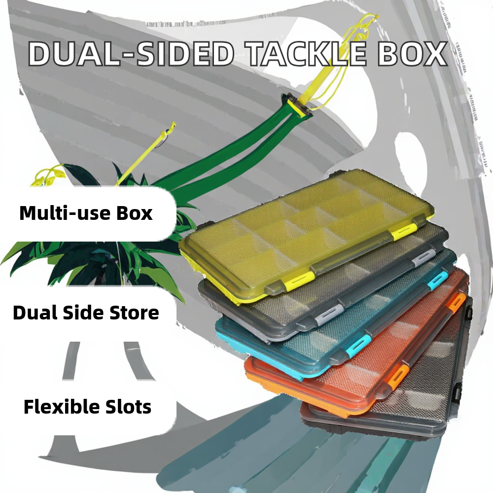 Wholesale Multifunctional Double-sided Adjustable PP Fishing Lure Box with Stream Lake & River Storage for Fishing Tackle – Fishing Accessory – view 2