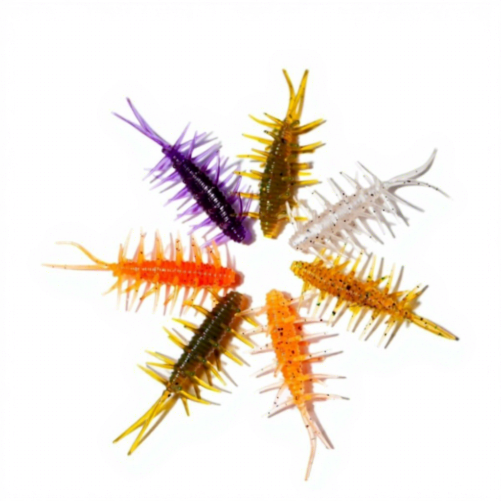 Furfish Lure Soft Artificial Bait Wild Fishing Drop-Shot Lead Head Hook Floating Bass Catfish Sea Fishing Biomimetic Wholesale – Worms & Grubs – view 1
