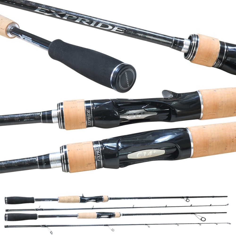 198m/21m High-Carbon M-Action Two-Section Carbon Lure Rod Universal LeiQiang Long-Cast Hard for Rivers & Streams – Fishing Rod – view 2