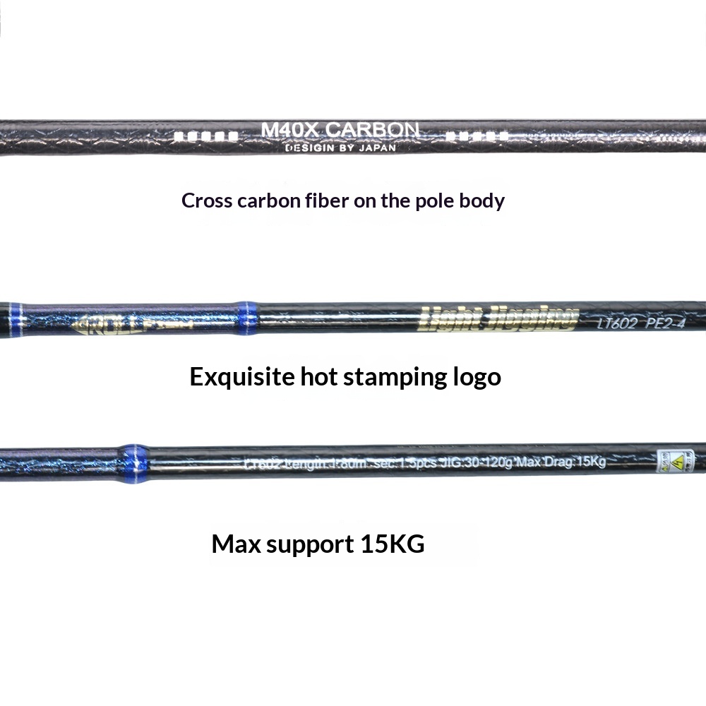 Full-Fujii Carbon Sea Fishing Jigging Rod Slow-Jigging/Fast-Pulling 1.8m/1.98m Hard Action Weihai In-Stock Wholesale – Fishing Rod – view 4