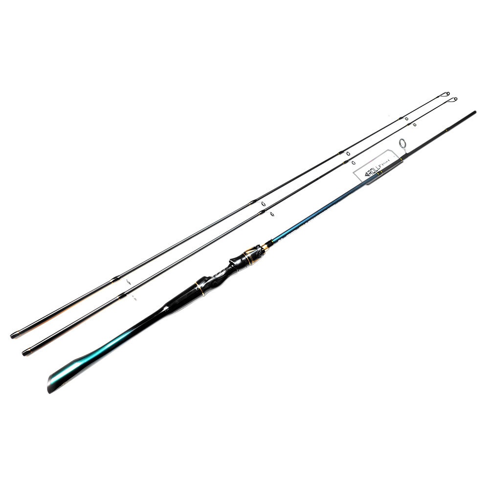 New Style Dual-Section Universal Lure Fishing Rod Carbon M/MH Soft Tone Long-Cast Beginner 105cm Collapsed Length Weihai – Fishing Rod – view 1