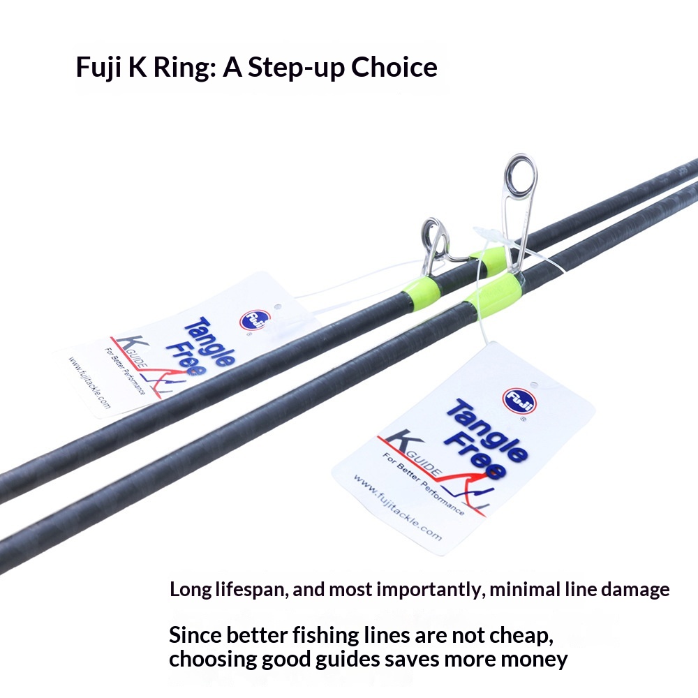 Fuji K Guide Ring Makou Rod Solid Wood Handle Ultra Light Hard Action Split Grip Lure Fishing Rod 1.68-1.8m Weihai Factory – Fishing Rod – view 5