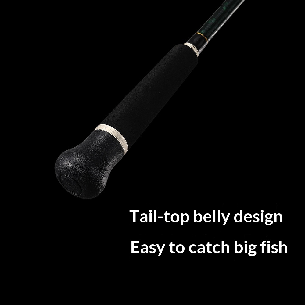 Solid Carbon Jigging Rod Quick-Draw Slow-Roll Casting-Type Inshore Sea-Fishing Boat Rod 1.98m/1.8m 110cm Collapsed Length – Fishing Rod – view 4