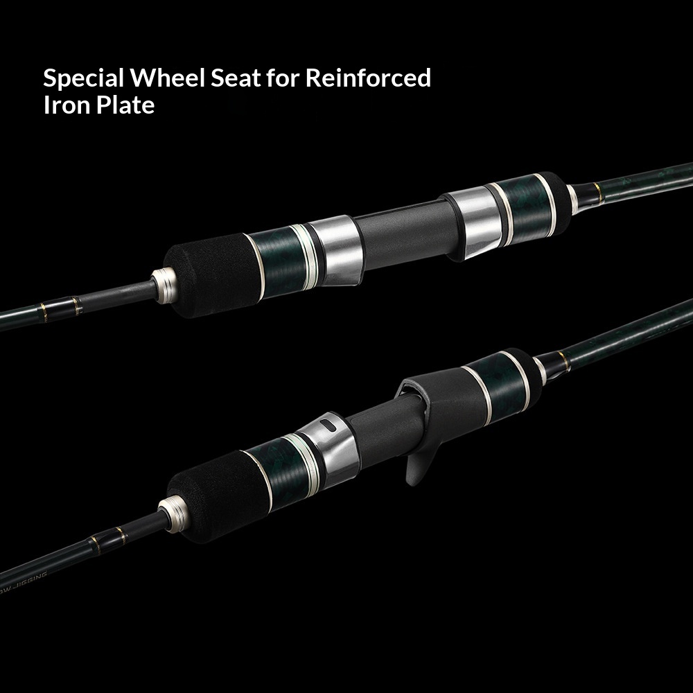 Solid Carbon Jigging Rod Quick-Draw Slow-Roll Casting-Type Inshore Sea-Fishing Boat Rod 1.98m/1.8m 110cm Collapsed Length – Fishing Rod – view 3