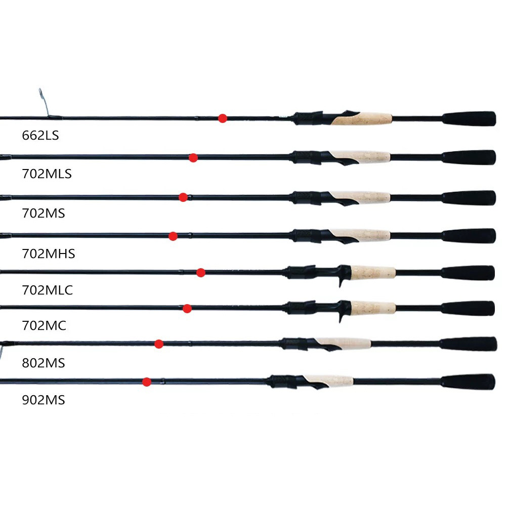 Full-Fuji Universal Long-Cast Lure Fishing Rod Cork Handle Hard Action 110-140cm Collapsed Length for Snakehead Mandarin Fish – Fishing Rod – view 1