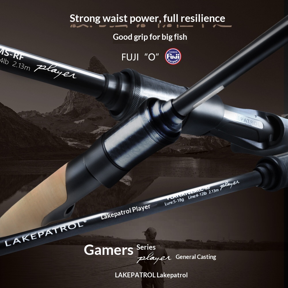Full-Fuji Universal Long-Cast Lure Fishing Rod Cork Handle Hard Action 110-140cm Collapsed Length for Snakehead Mandarin Fish – Fishing Rod – view 5