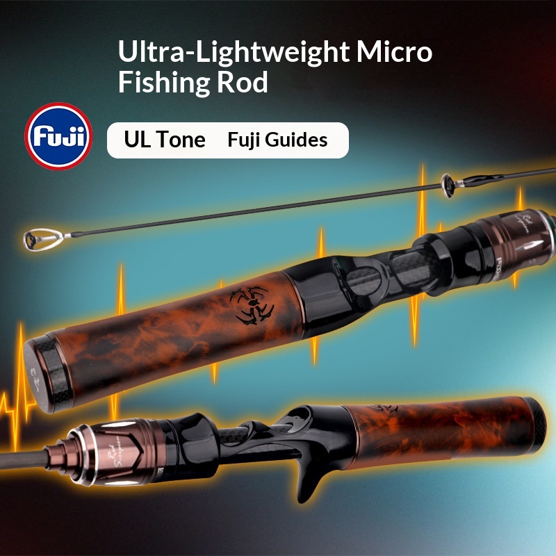Micro-Item Fuji Solid Wood Carbon Super Soft for Lure Fishing Rod Soft Tone Stream Rod Whitebait Bighead Carp Weihai Stock – Fishing Rod – view 5