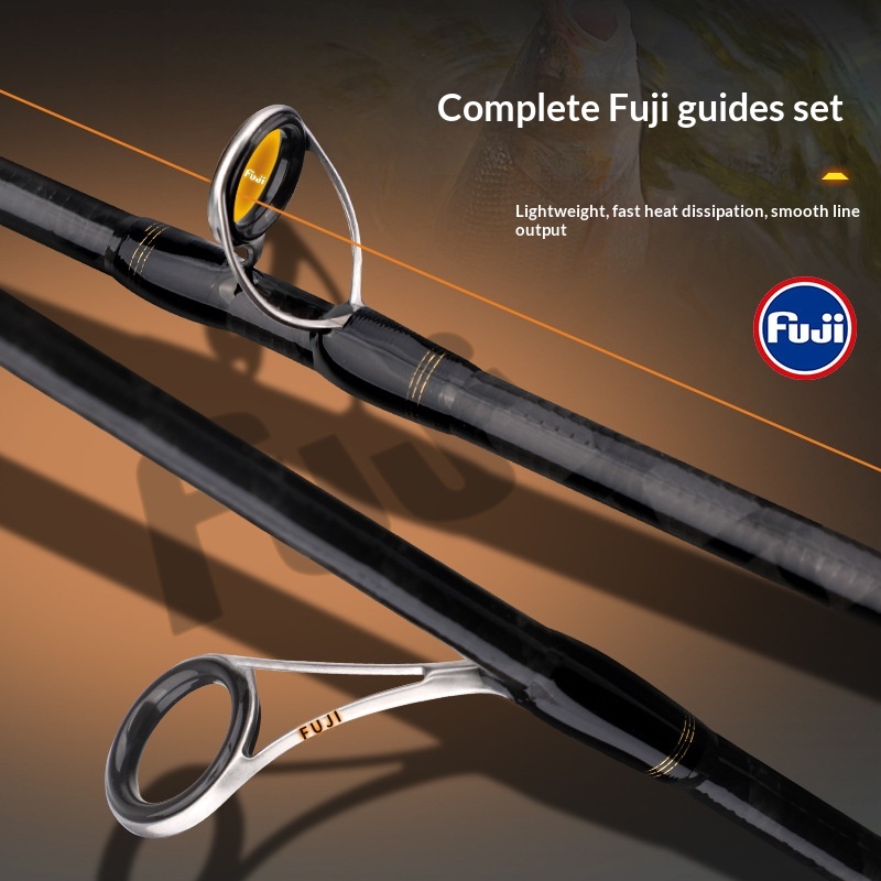 Micro-Item Fuji Solid Wood Carbon Super Soft for Lure Fishing Rod Soft Tone Stream Rod Whitebait Bighead Carp Weihai Stock – Fishing Rod – view 3