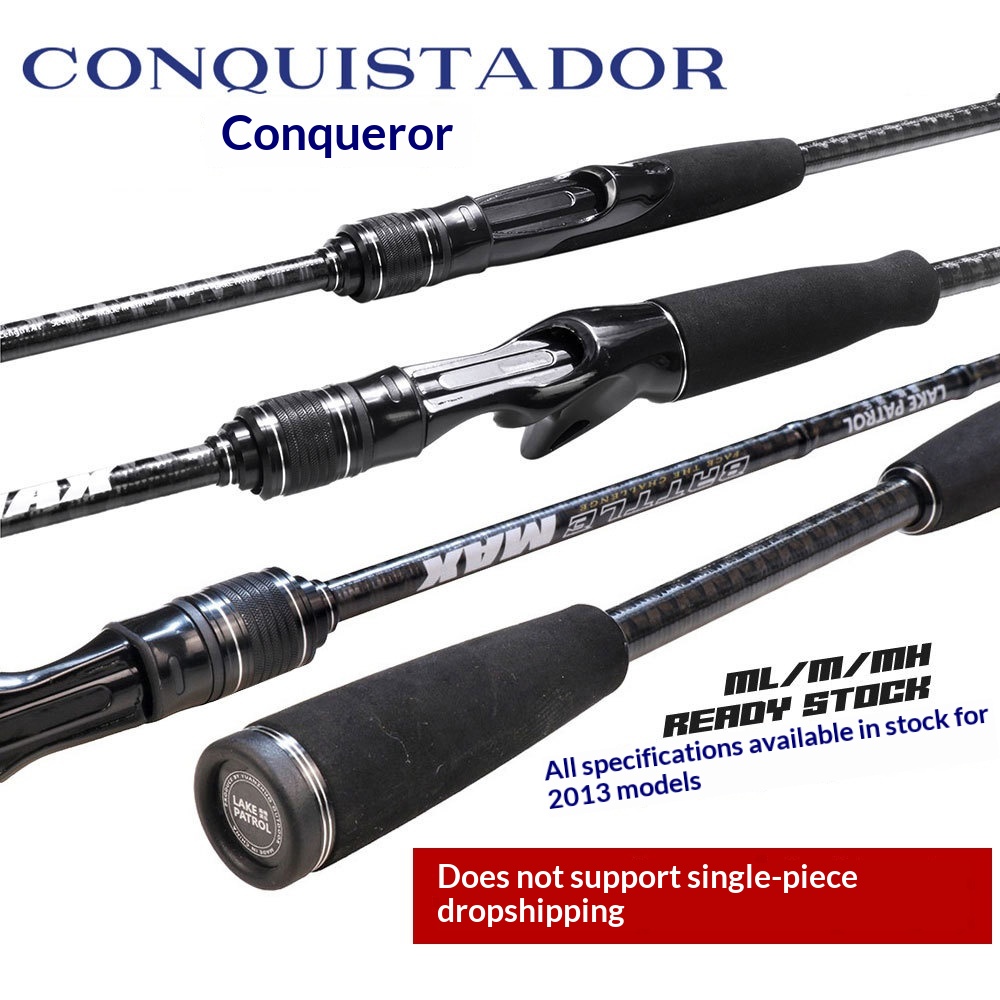 Offline Cross-Border Exclusive Universal Long-Cast Hard Action Lure Fishing Rod for Rivers Streams Slant-Eye Fish Black Fish – Fishing Rod – view 1