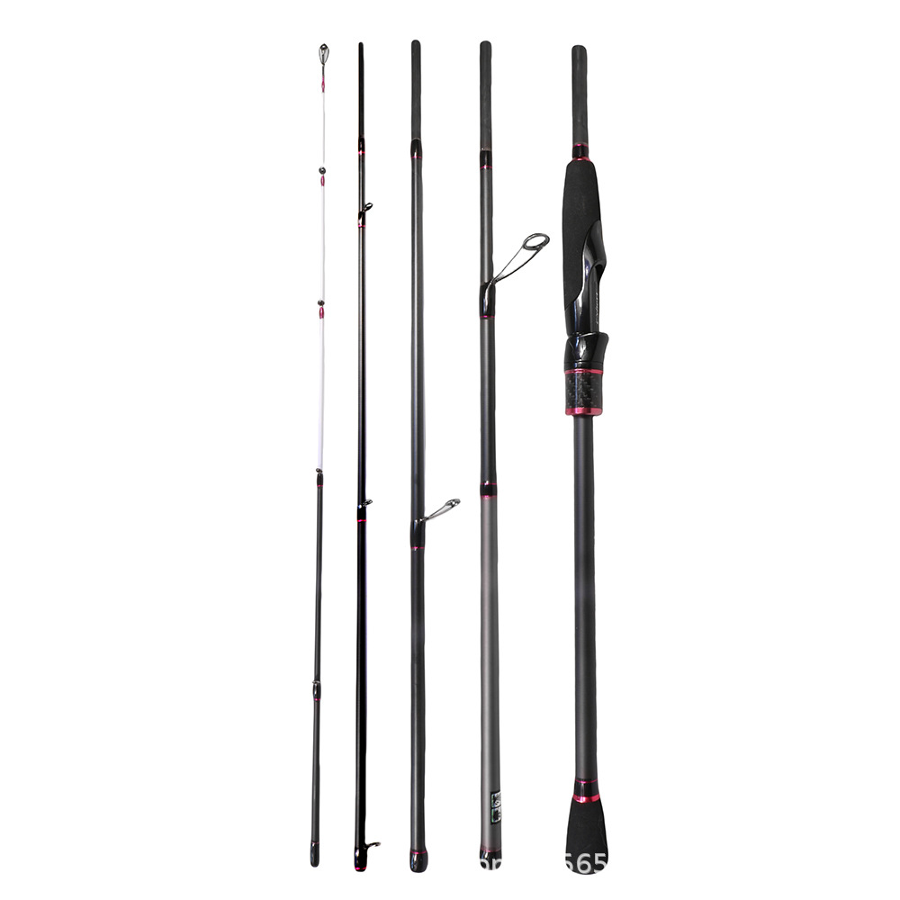 5 Portable Luya Rod Carbon Fiber Rod Ultra-Fast Straight Handle Travel Rod Lure Ultra-Hard Tuning 2.13m/2.29m Sizes Spot – Fishing Rod – view 1