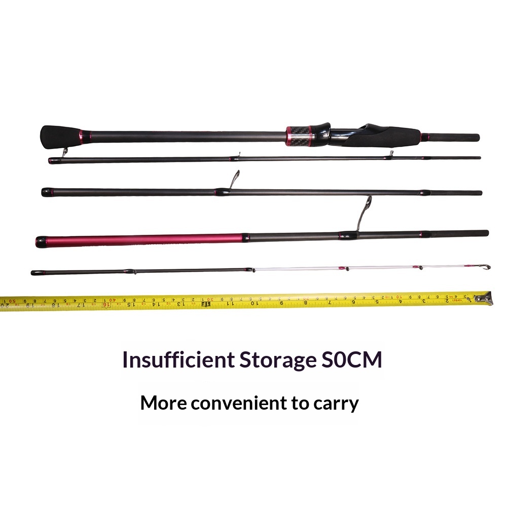 5 Portable Luya Rod Carbon Fiber Rod Ultra-Fast Straight Handle Travel Rod Lure Ultra-Hard Tuning 2.13m/2.29m Sizes Spot – Fishing Rod – view 4