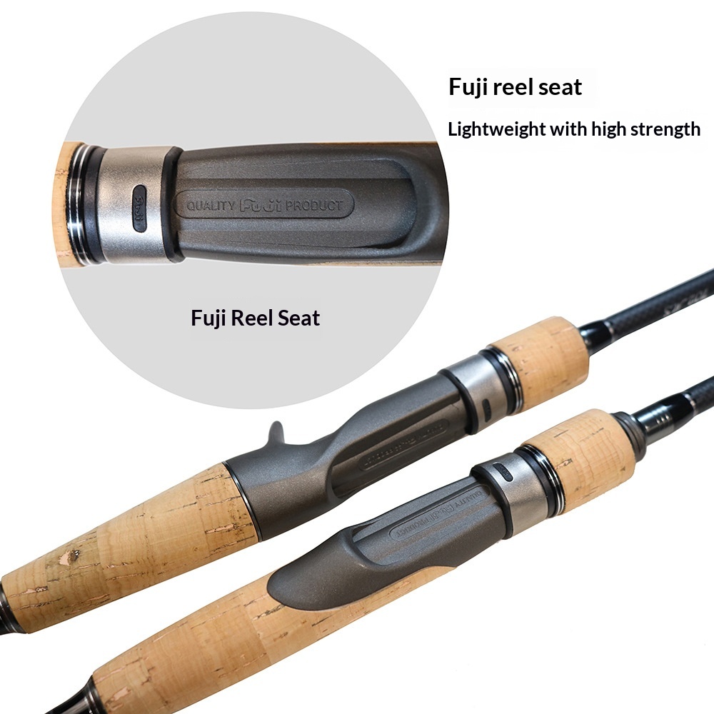 Full Fuji Gear 21m Full Carbon Lure Rod M-Action Fast-Action Hard-Action Versatile Lure Fishing Rod for Lake – Fishing Rod – view 4