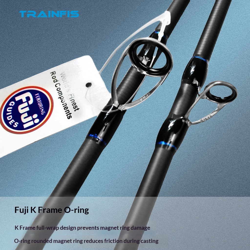Full Fuji Lure Rod Full-Size Universal Carbon Fiber Fishing Rod for Bass Mandarin Fish Hard Action 1800mm Sea/Ocean Boat Use Wei – Fishing Rod – view 4