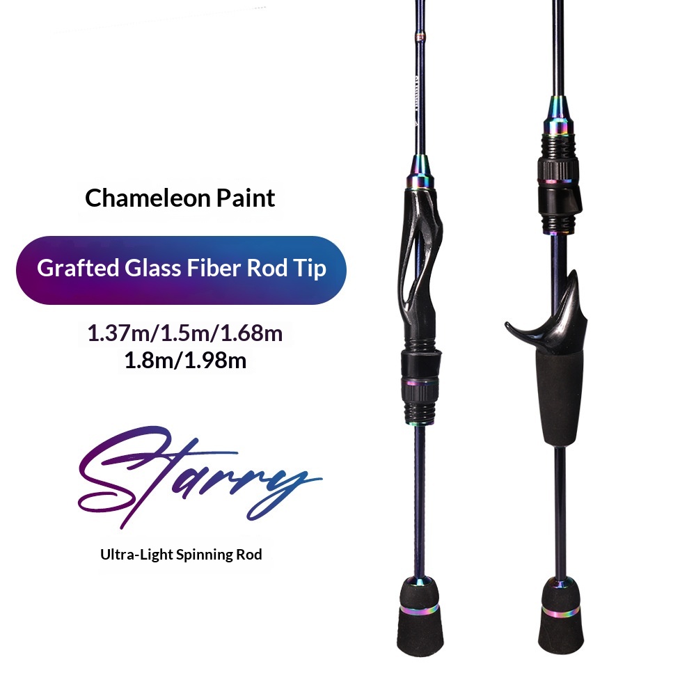 Grafted Glass Fiber Horse Mouth Rod Micro-Object Lu Ya Ultra Soft Action Stream Fishing Rod Weihai Factory Spot – Fishing Rod – view 2