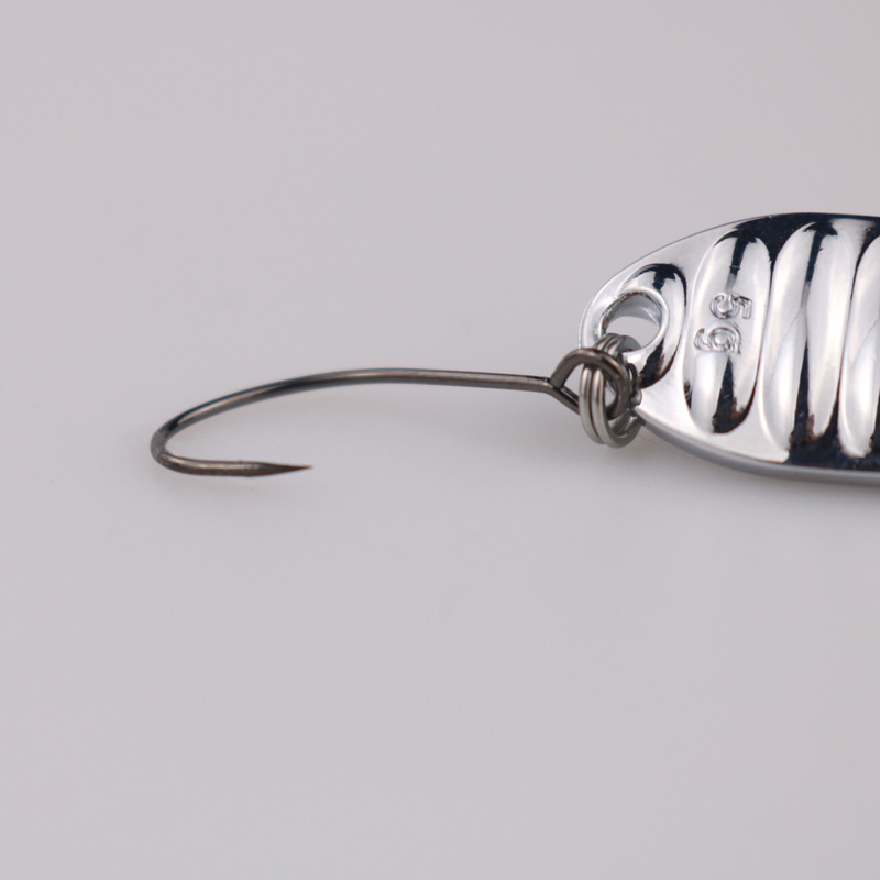 Flat-Vibration Sequin Micro-Object Stream Lure Bait Zinc Alloy with Hooks for Bluegill Mandarin Fish – Hard Lure – view 2