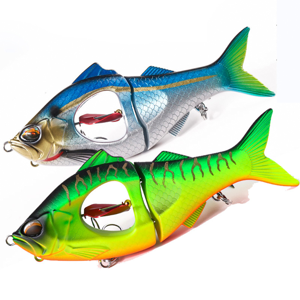 Espressif Long-Cast Sinking Pencil Propeller Two-Section Fish with Built-In Rattle Metal Bass Sea Fishing Lure Cross-Border – Hard Lure – view 1