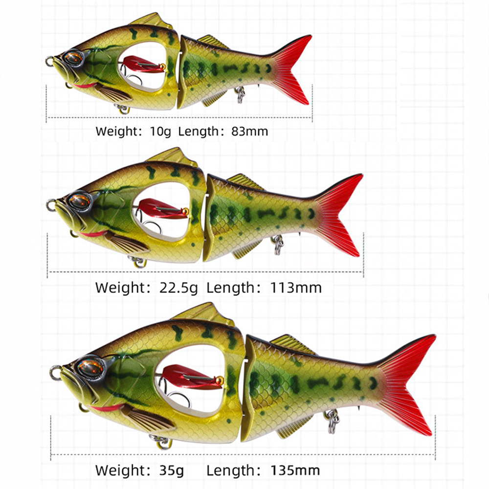 Espressif Long-Cast Sinking Pencil Propeller Two-Section Fish with Built-In Rattle Metal Bass Sea Fishing Lure Cross-Border – Hard Lure – view 2