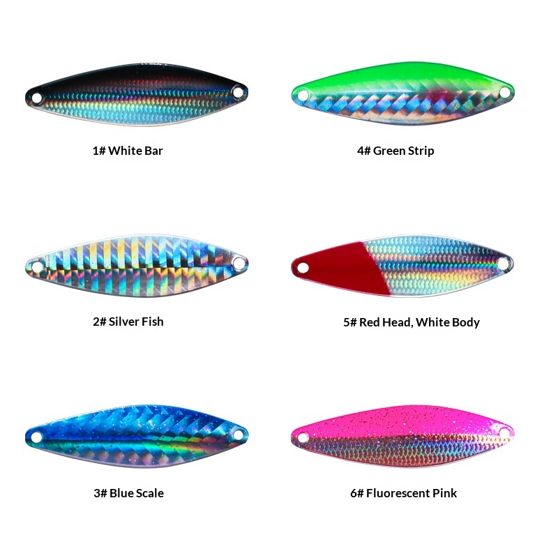Lexin Luya Bass Artificial Hard Bait Flash Laser Metal Sequins Far-Shoot Full Swimming Layer Freshwater Bambon – Hard Lure – view 3