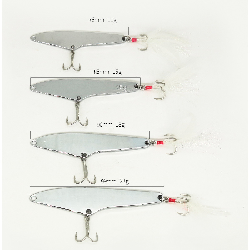 Lexin Qiandao Lake Broadsword VIB Sequins Luya Ultra-far Shore Zinc Alloy Plate Perch Warped Mandarin Fish Artificial Hard Bait – Hard Lure – view 2