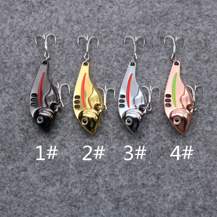 Espressif Lure Dolphin VIB Zinc Alloy Full-Water-Column Bass Bait with Hooks – Hard Lure – view 3