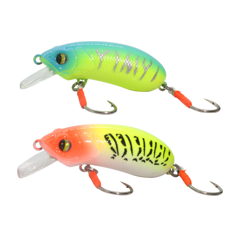 Espressif CC60 CC50 Rocker Fat Man Single-Hook Version ABS Lure Minnow Freshwater Stream Fishing Freshwater Fish Bait Wholesale – Hard Lure – view 1