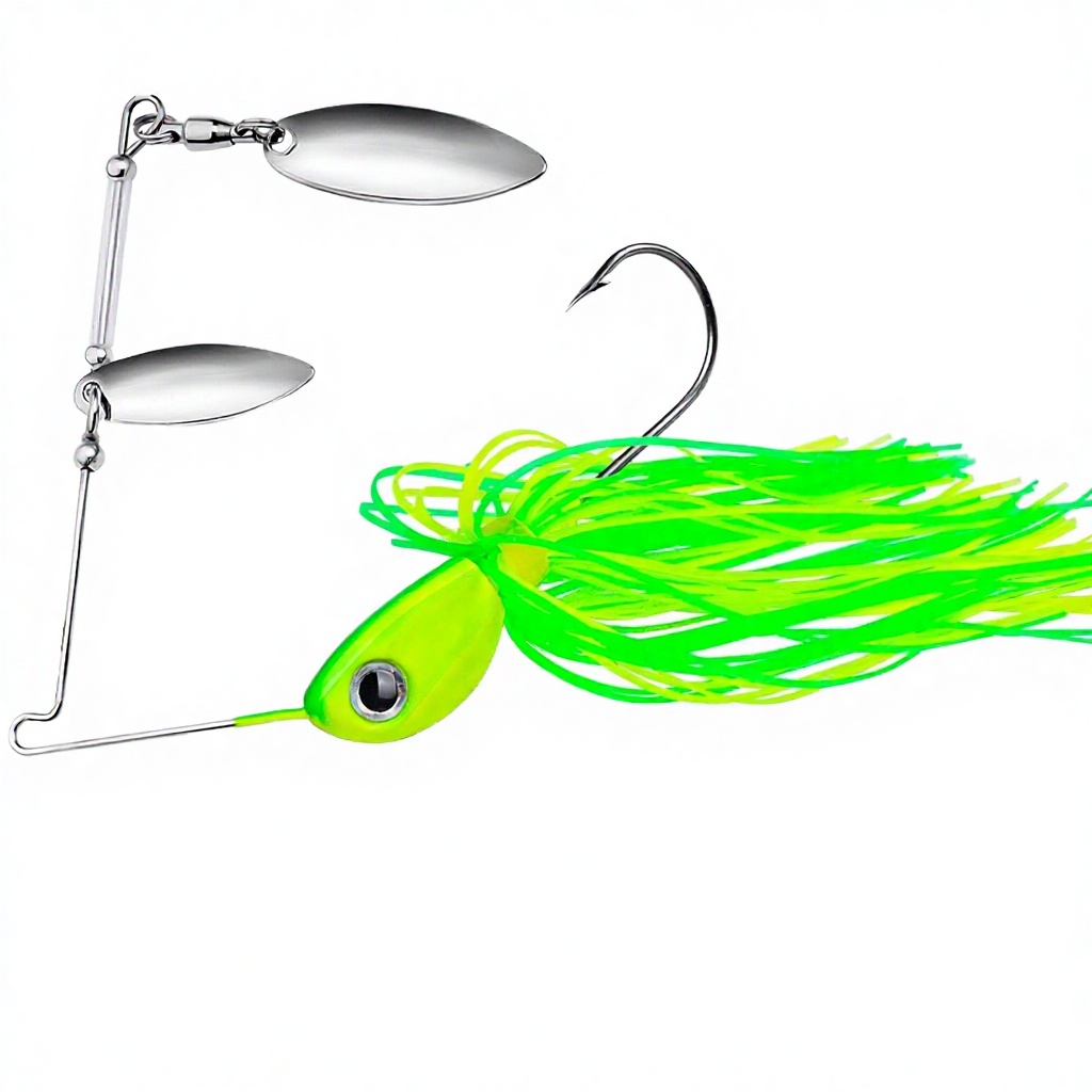 New 10g Silicone Bass Fishing Hard Jig Swimbait Spinnerbait Lures for Freshwater Saltwater Fishing Bass Pike Trout Salmon – Swimbait – view 4