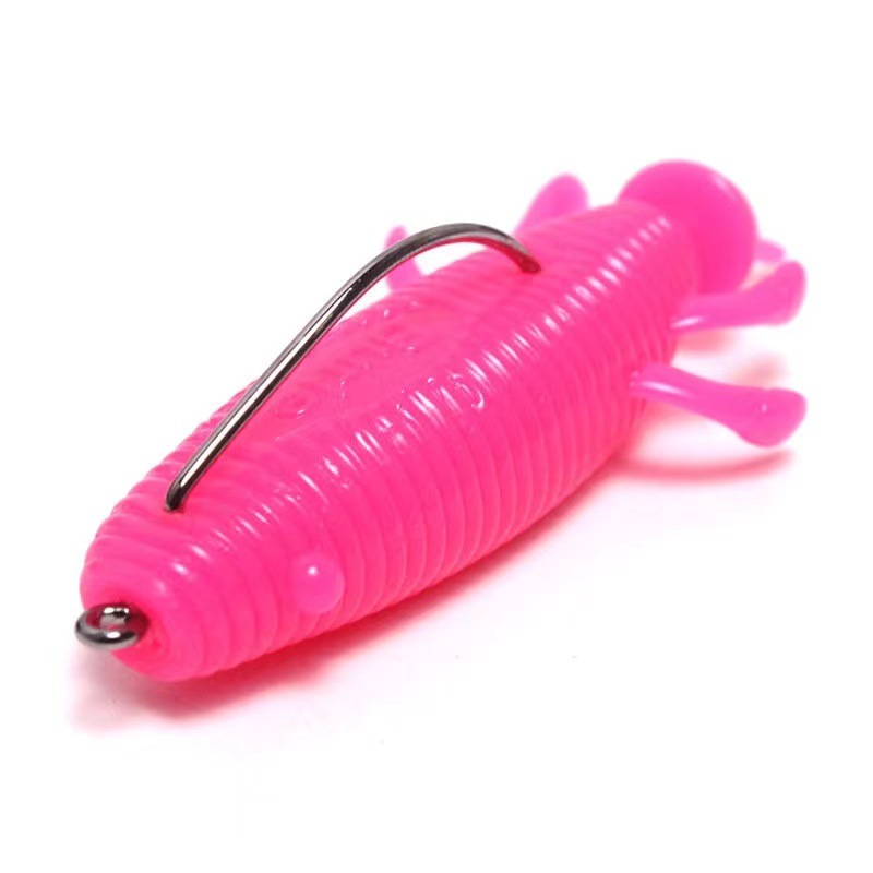 Byloo Twin Tail Silicone Soft Swim Bait Topwater Lure for Marlin Pike & Cod-Ice Fishing Use 8cm with Hooks – Swimbait – view 2