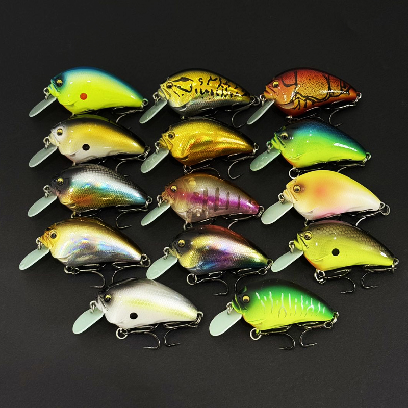 Cheery 75mm/14.5g Artificial Rattle Vib Waterproof Hard Plastic Freshwater Fishing Lure Sinking Lure Baity Water 14.5g Fish Lure – Crankbait – view 4
