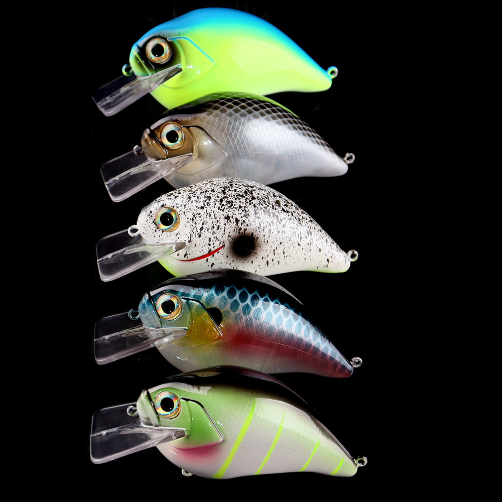 95cm 29.7g Stainless Steel Floating Water Rock Fat Man Luya Artificial Hard Bait Large Simulation Bass Crankbait – Hard Lure – view 5